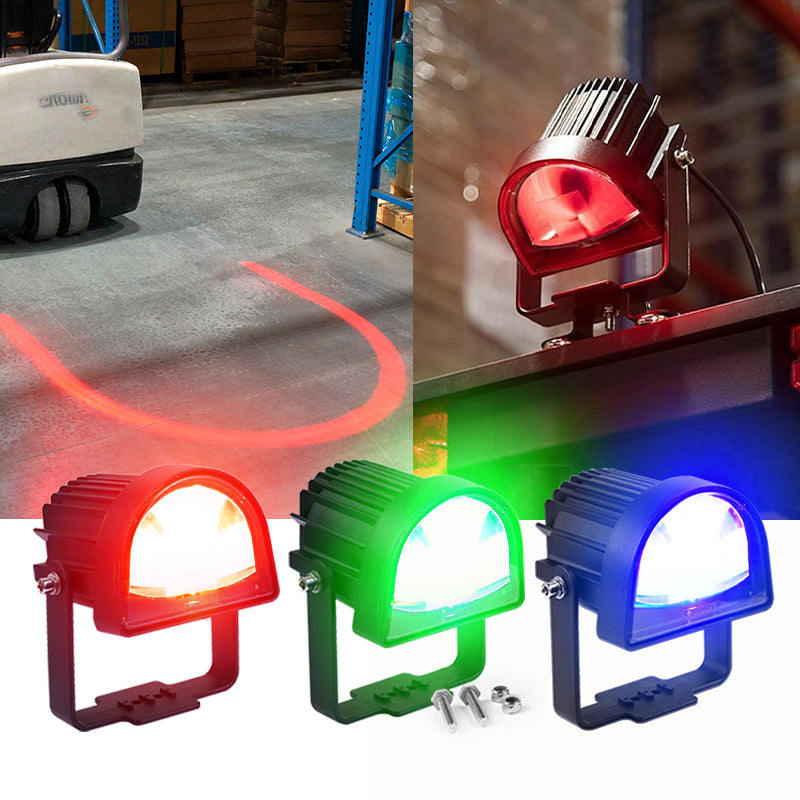 Forklift Red Safety Warning Light – Pedestrian Alert Zone Lamp