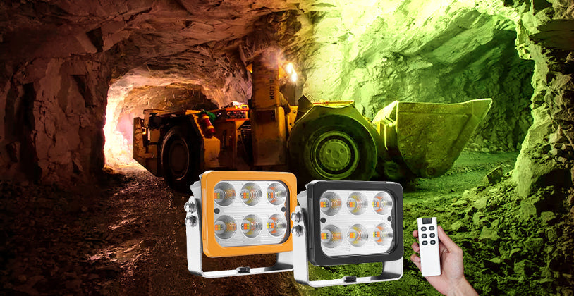 Intelligent Multi-Color LED Work Lights: The Ultimate Solution for Trucks, Construction, and Mining Vehicles