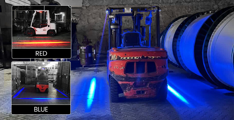 The Ultimate Guide to Forklift Safety Warning Lights: Red and Blue LED Options for Warehouse Safety