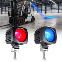 Forklift Safety LED Spotlight – Red & Blue Beam Warning Light