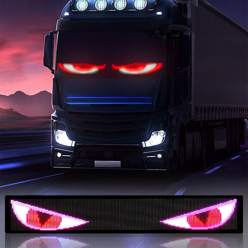 Animated LED Eye Display Panel – Multi-Vehicle Custom Light Screen