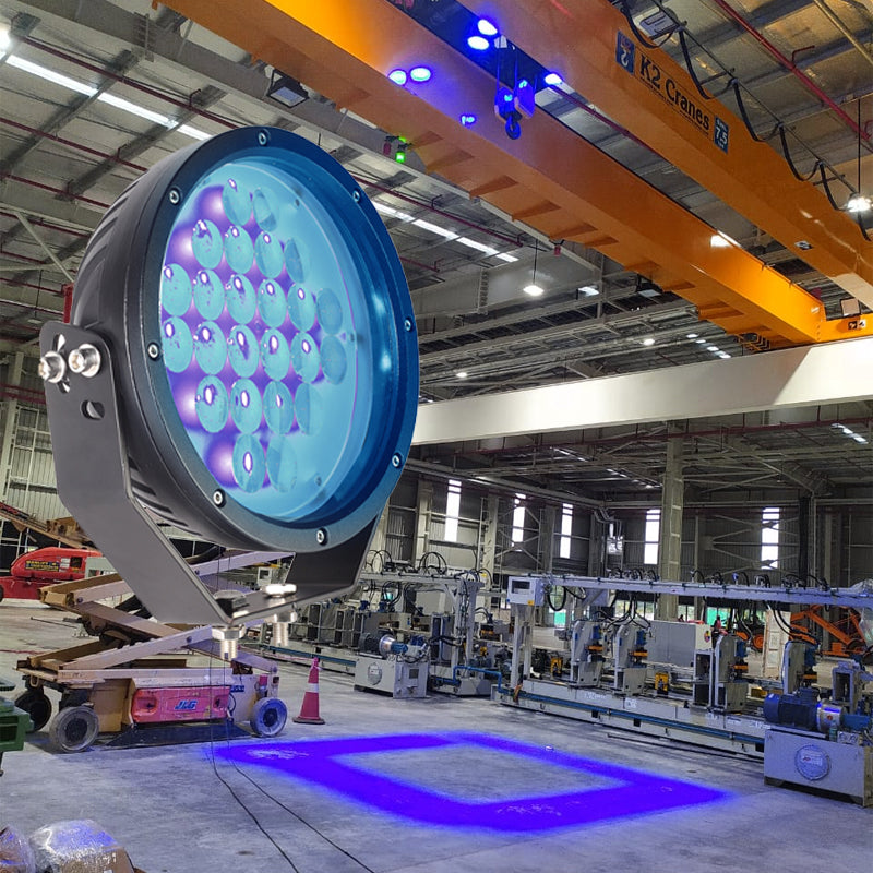120W LED work light for large-scale construction zone