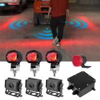 Forklift Proximity Alarm System with Voice & Red Line Alert