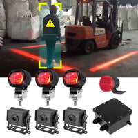 Forklift Proximity Alarm System with Voice & Red Line Alert