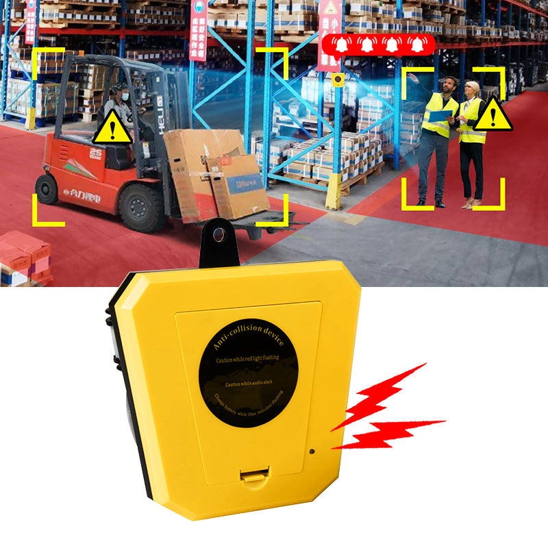 Warehouse Corner Collision Alarm with Smart Sensor