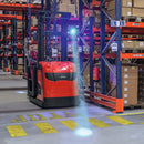 Forklift Safety LED Spotlight – Red & Blue Beam Warning Light
