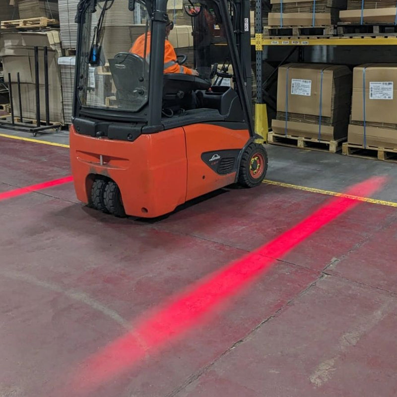 Forklift Warning Light – Safety Zone Projector for Warehouses
