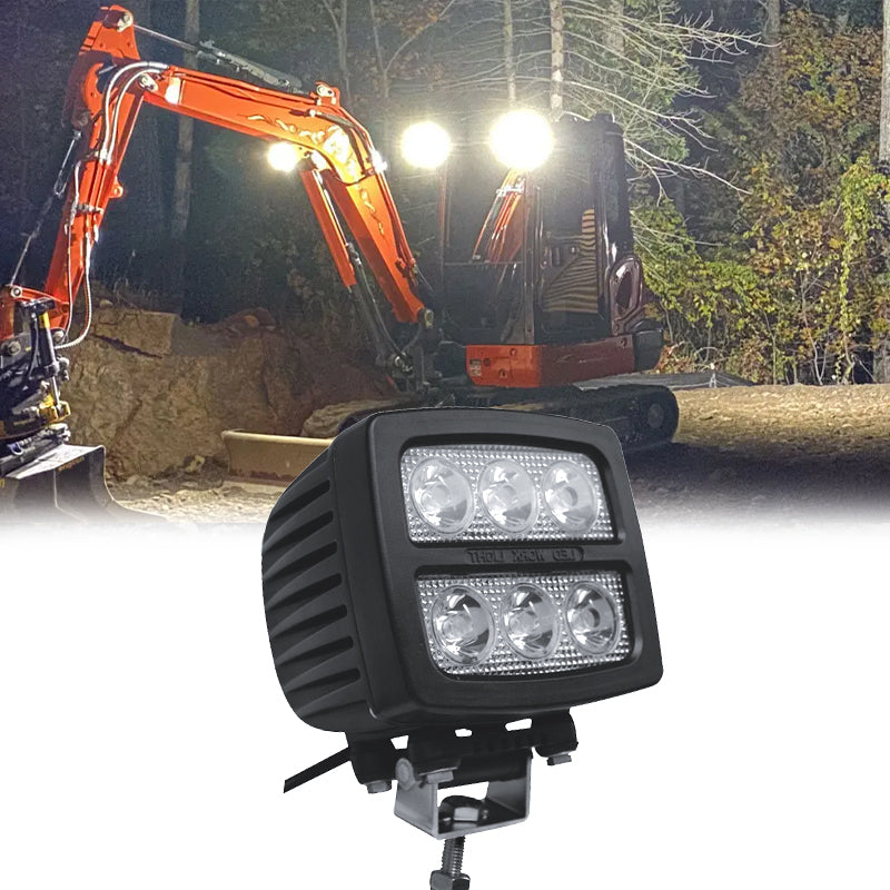 6500K white light LED lamp for agricultural machinery