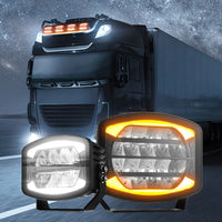 9 inch high-power LED driving light with halo ring