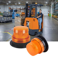 Amber magnetic warning light for vehicle roof