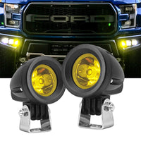 Bicycle with mounted LED spotlight for night riding