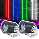 Blue offroad LED light bar for 4x4 night driving