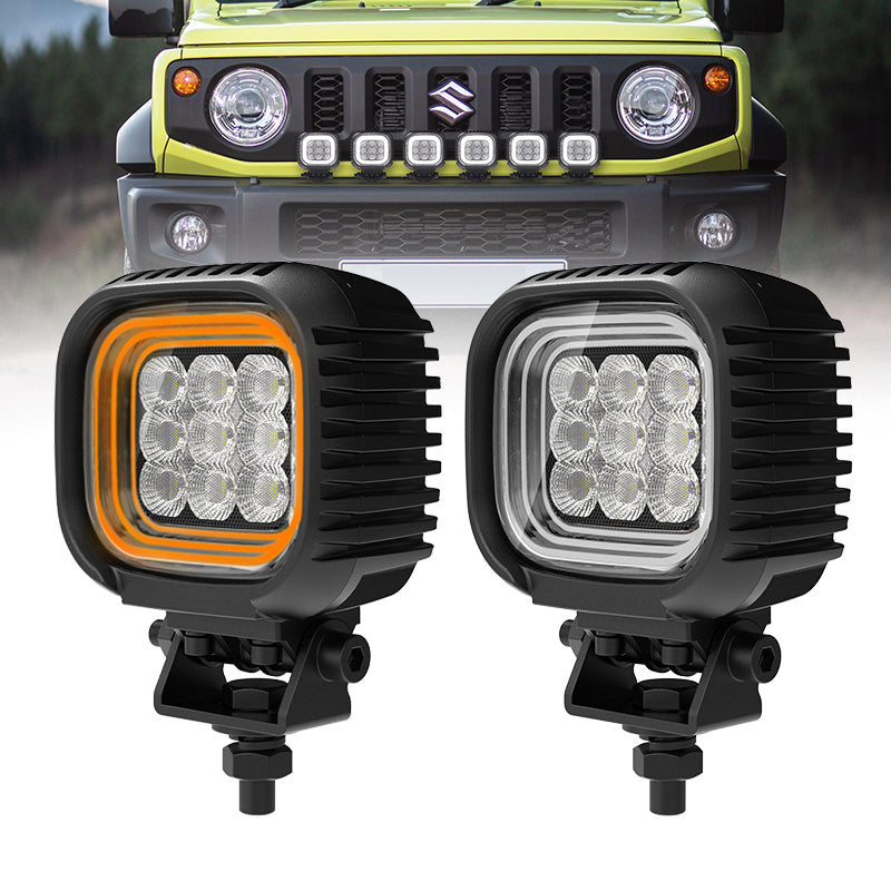 Dual-color halo light for trucks and UTVs