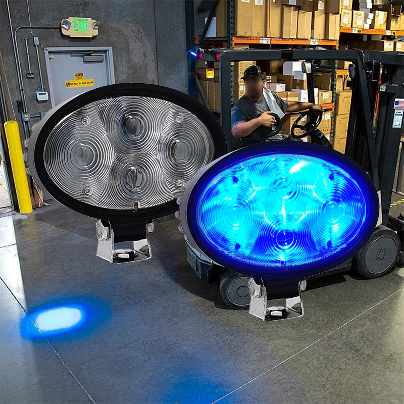 Forklift LED Warning Spotlight – High-Visibility Safety Light