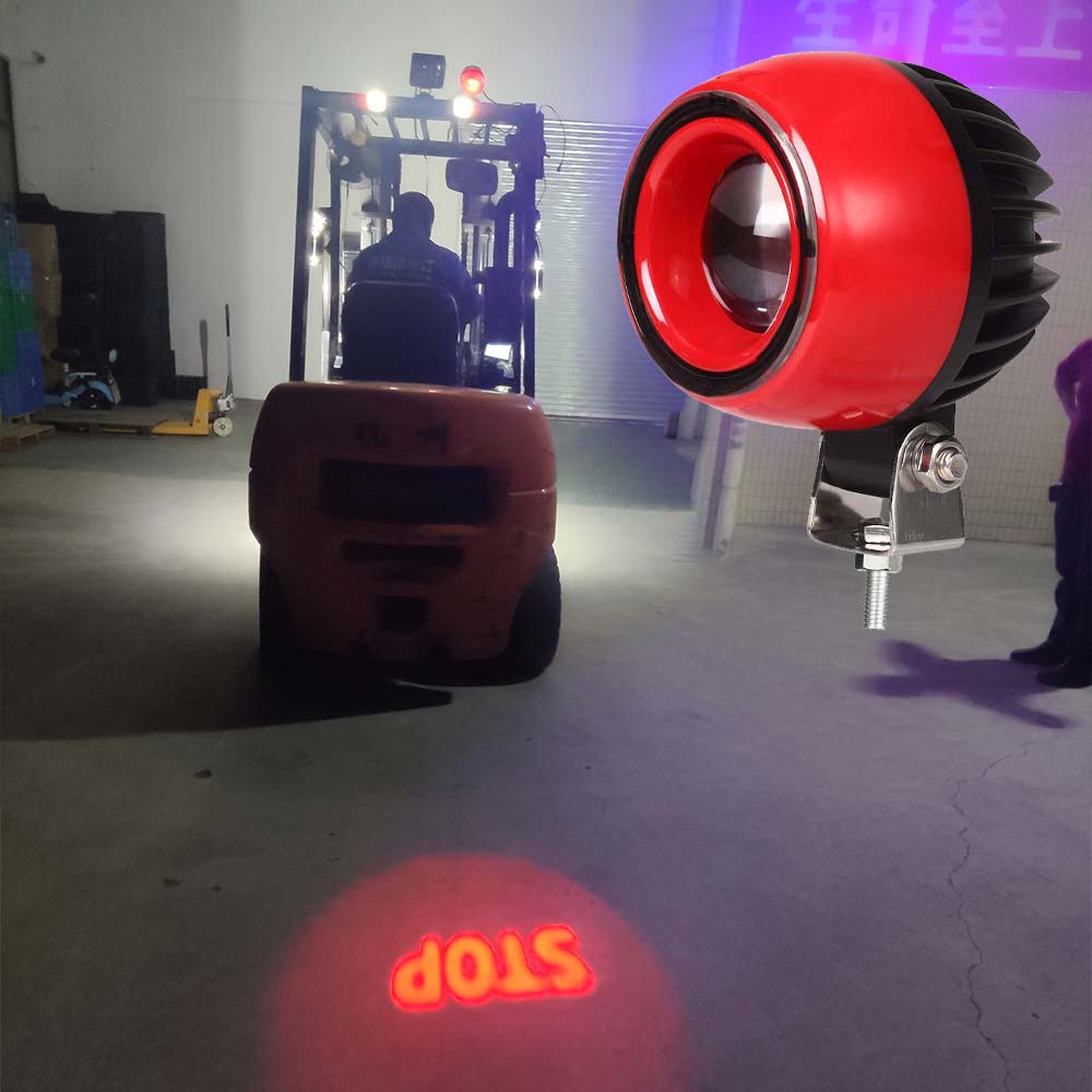 Forklift STOP LED Warning Light – Safety Projection Lamp