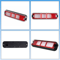 Forklift with multi-function rear safety light kit