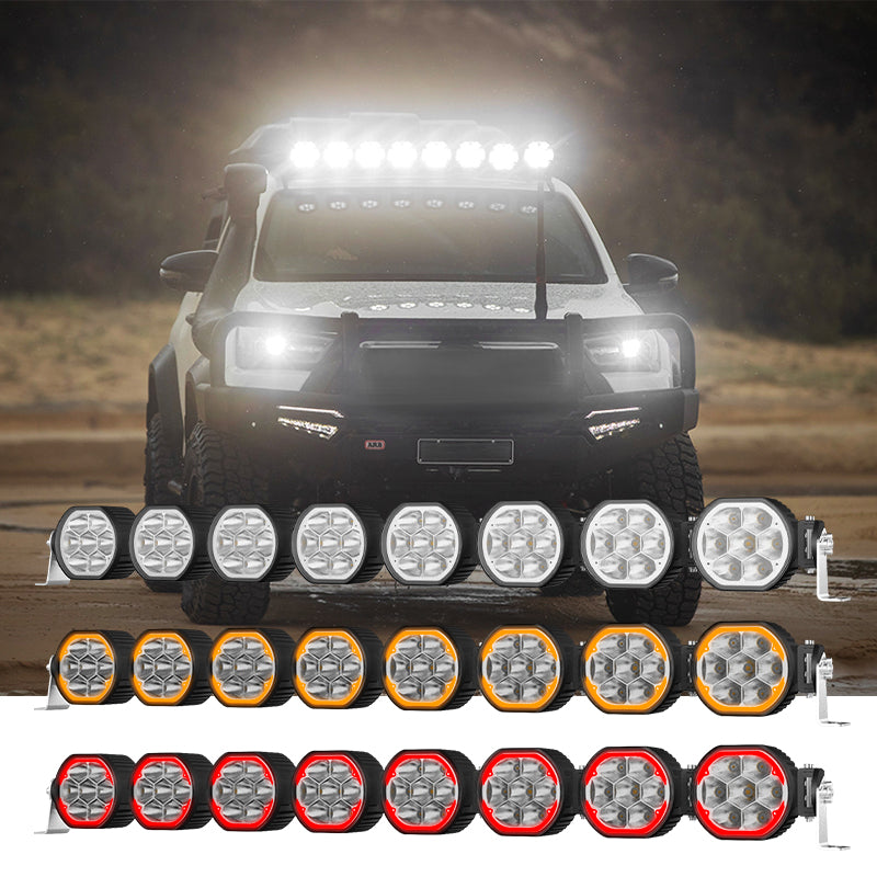 Heavy-duty off-road LED lights for rugged terrains
