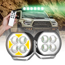 High-intensity LED light with 24pcs 3W chips for 4x4 or ATV