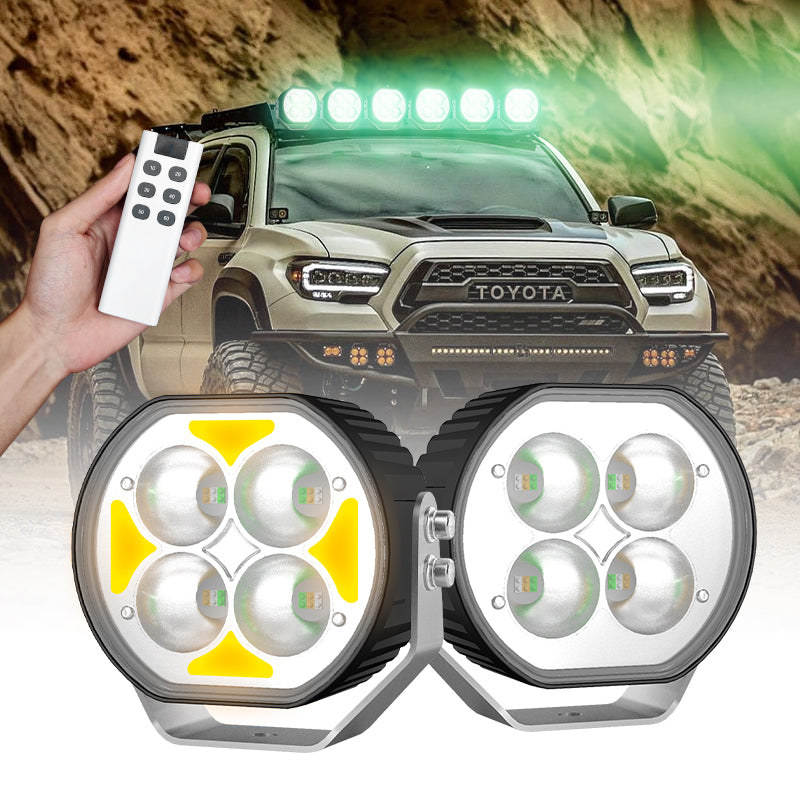 High-intensity LED light with 24pcs 3W chips for 4x4 or ATV