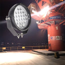 High-power LED light mounted on container crane