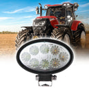 Industrial forklift with mounted 8 LED spotlight