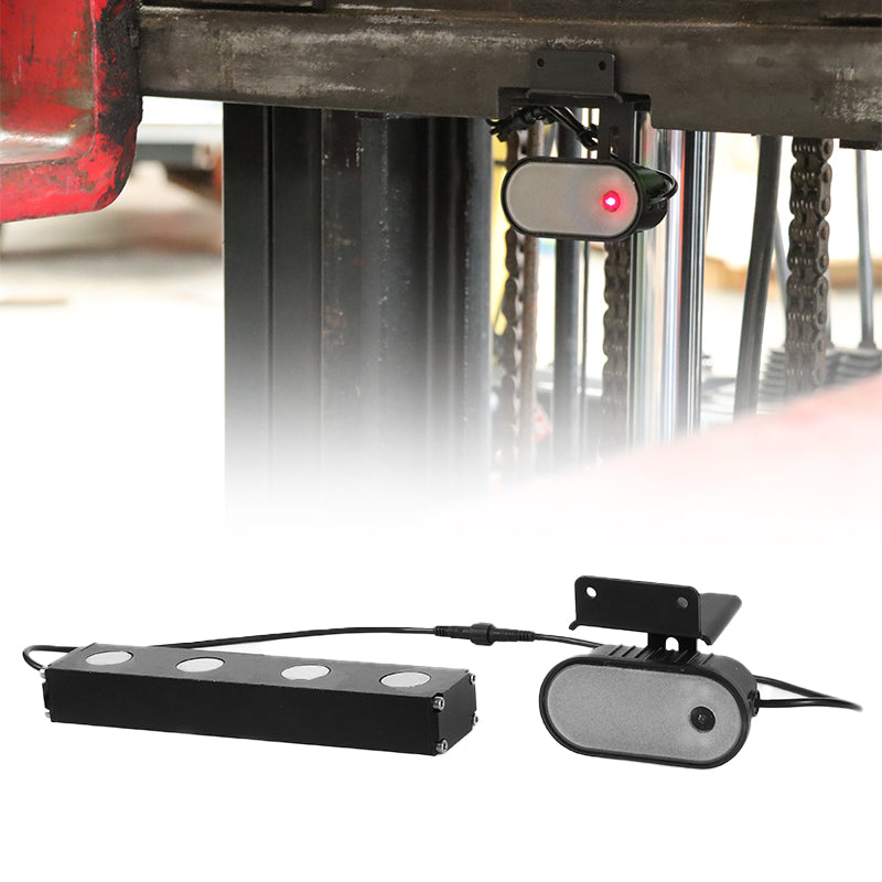 Precision forklift attachment for safe pallet placement