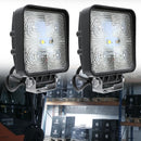 Rugged LED work light with aluminum housing and waterproof design