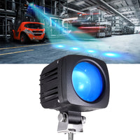 Safety spotlight for pedestrian forklift awareness