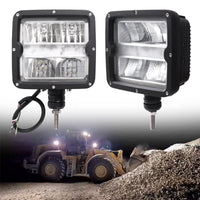 Turn signal and position light integrated in snow plow light
