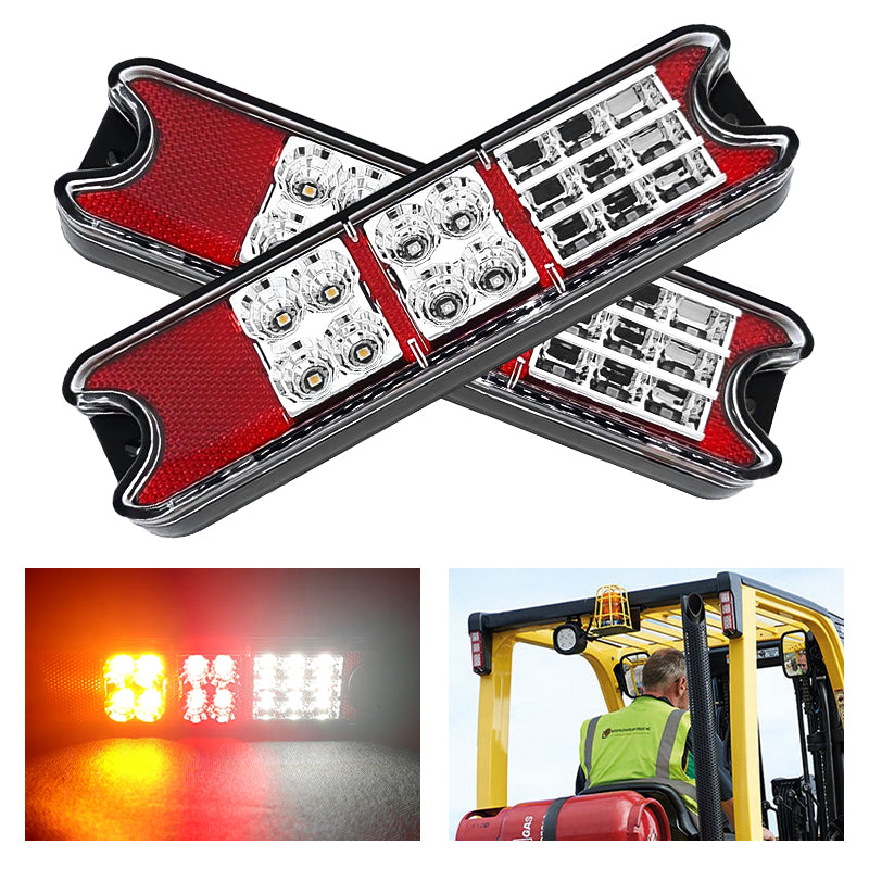Universal LED Forklift Tail Light – Brake, Reverse & Turn Signal