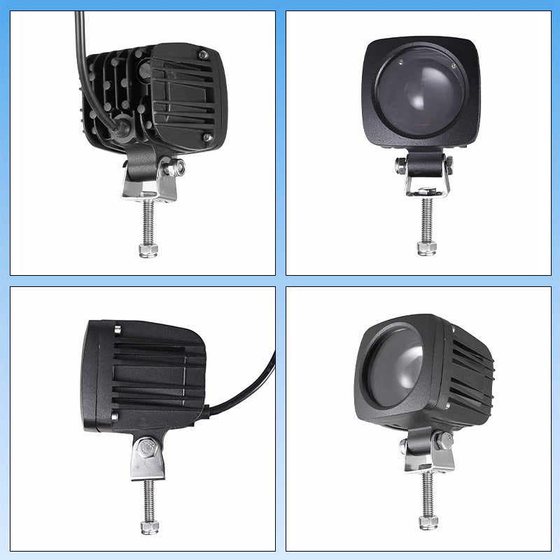 Visual safety alert light for forklift operators