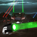 Waterproof laser whip light for extreme terrain
