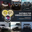 car devil eyes for jeeps, UTVs, and off-road rigs