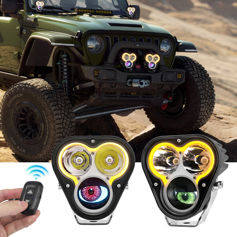 car light eye for off-road and overland adventures