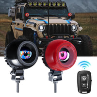 devil eyes car lights for off-road vehicle styling