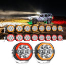 led driving light with flood and spot beam